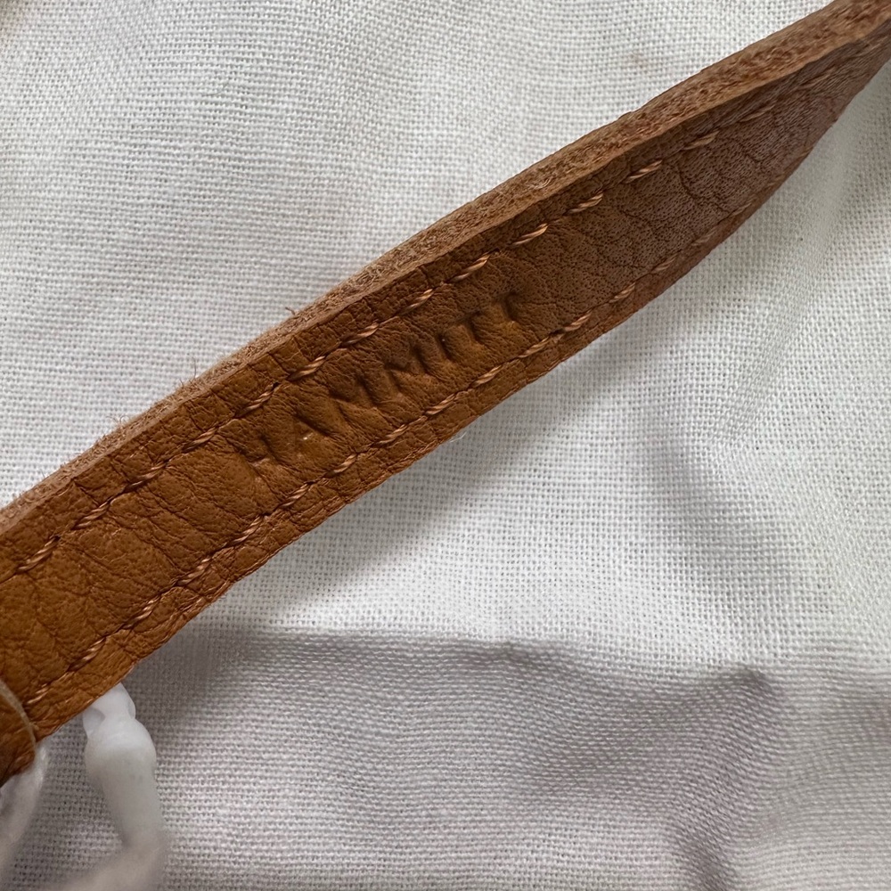 Hammitt Tan Leather Crossbody with Pink and Coral Stripes - Picture 15 of 16